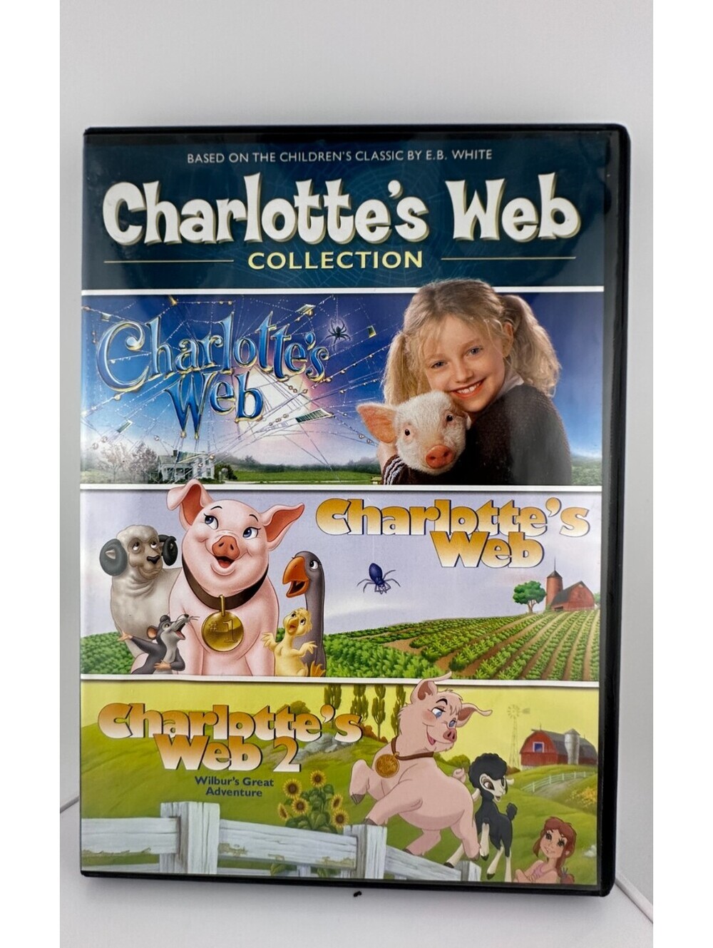 Charlotte’s Web Collection (DVD, 3-Movie Set) Live & Animated Family Classics
